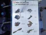 Unused Mini Excavator Attachment Set