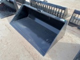 Unused 66? Skid Steer Bucket w/Single Blade
