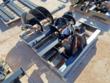 Unused Wolverine ADB-13-1218R Skid Steer Auger Drive w/(2) Auger Bits