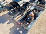Unused Wolverine ADB-13-1218R Skid Steer Auger Drive w/(2) Auger Bits