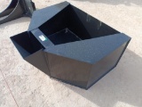 Unused 3/4'' CY. Concrete Placement Bucket
