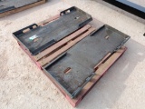 (2) Unused Formed Skid Steer Frames