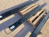 (1) Set Unused 84'' Light Duty Fork Extensions