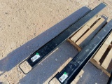 (1) Set Unused 84'' Light Duty Fork Extensions
