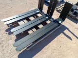 (1) Set Unused 60'' Forklift Forks