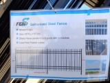 (20) pcs of Unused 10Ft x 7Ft Galvanized Steel Fencing