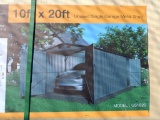 Unused Single Garage Metal Shed 10ft x 20ft