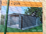 Unused Single Garage Metal Shed 13ft x 20ft