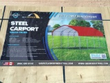 Unused Chery 12ft x 20ft Steel Carport
