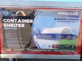 Unused Gold Mountain Container Shelter W20ft x L40ft