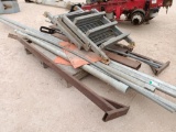 (3) 2 7/8'' Aluminum Pipe 22ft Long/Misc Items