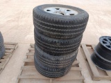 (4) 5 Lug Wheels w/Tires 275/65 R 18