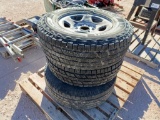 (3) Wheels w/Tires 245/75 R 16