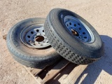 (2) R16 Trailer Wheels w/Tires