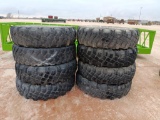 (8) Michelin Military Tires 12.00 R 20