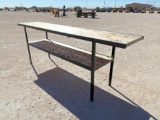 Unused 10ft X 2ft Work Bench
