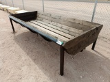 Unused 9ft x 4ft Wooden Feeding Trough