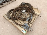 Pallet of Misc Wire Rope Choker Slings