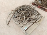Pallet of Misc Cable, Misc Wire Rope Choker Slings