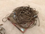 Pallet of Misc Cable, Misc Wire Rope Choker Slings