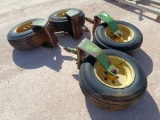 (4) John Deere Cultivator Gauge Wheels