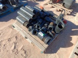 Pallet of Misc Fishing Tools, (2) Unused Chain Tong Wrenches