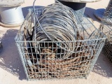 Lot w/ Misc Wire Rope Choker Slings, Aluminum Electrical Power Cable