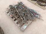 Pallet of Misc Whip Check Safety Cable, Misc Wire Rope Choker Slings