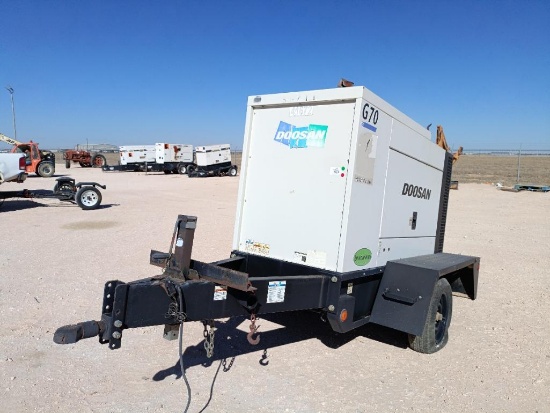 2013 Doosan G70 Portable Generator