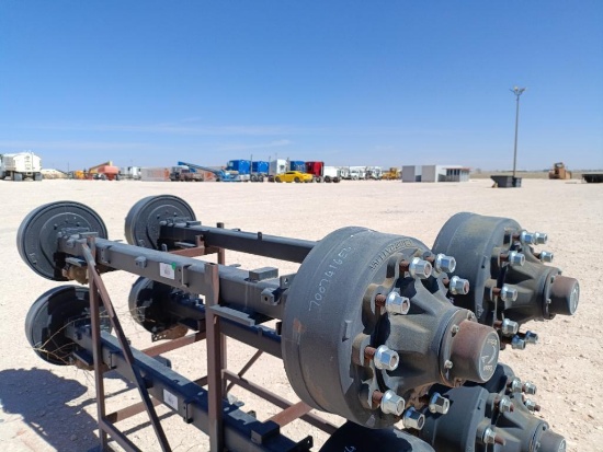 (2) Unused Colaert Essieux Semi Trailer Axles