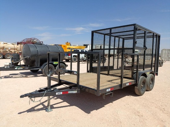 Unused 2025 Ademes 83"x16FT Trash Trailer