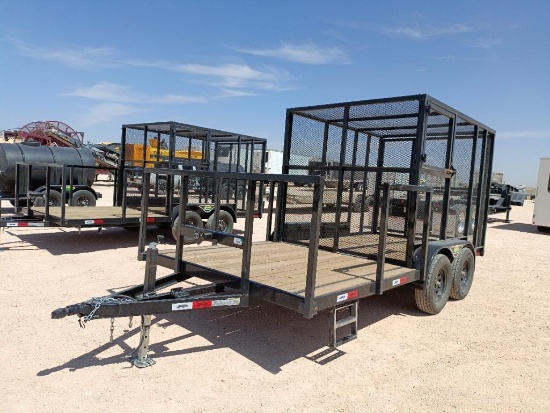 Unused 2025 Ademes 83"x16FT Trash Trailer