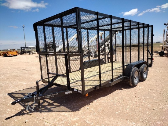 Unused 2025 Diamond Arrow 16Ft Trash Trailer