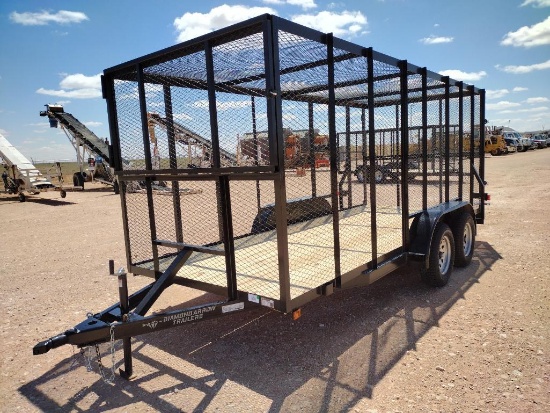 Unused Diamond Arrow Trash Trailer VIN# 86021