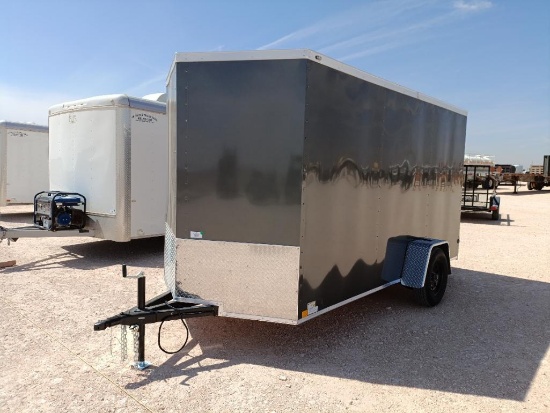 Unused 2025 H&S Trailers 12Ft Single Axle Enclosed Trailer