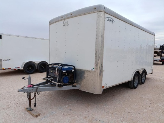 2020 Cargo Craft 16Ft x 85" Enclosed Trailer w/Generator