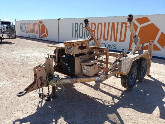 TSE RCSL 4 96 X 56 Hydraulic Cable Reel Trailer