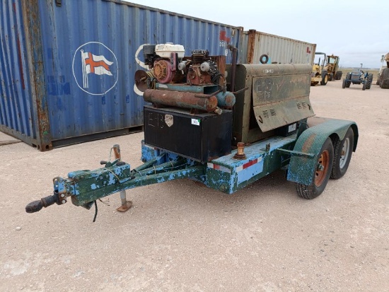 Welding Trailer w/Hobart G-300 Welder & Air Compressor