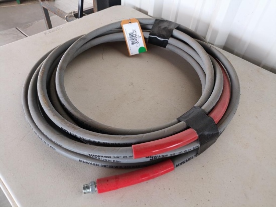 Unused 3/8'' Pressure Washer Hose