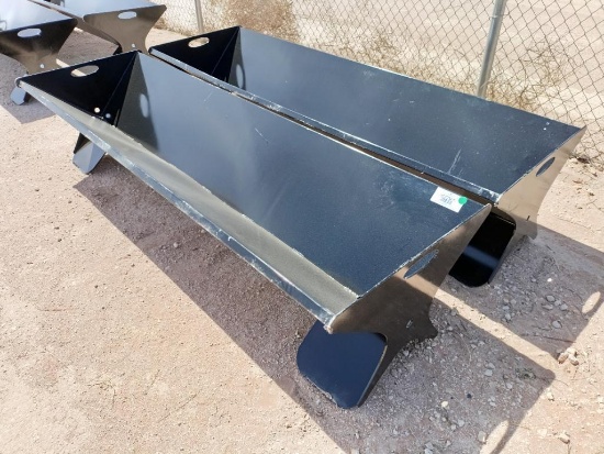 Unused (2) Heavy Duty 90'' Cattle Feeders