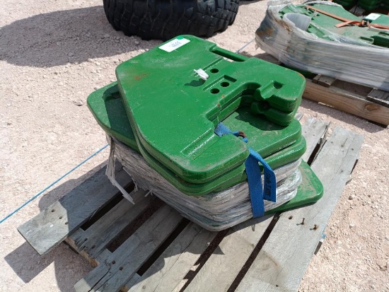 (10) Unused John Deere R127764 Suitcase Weights