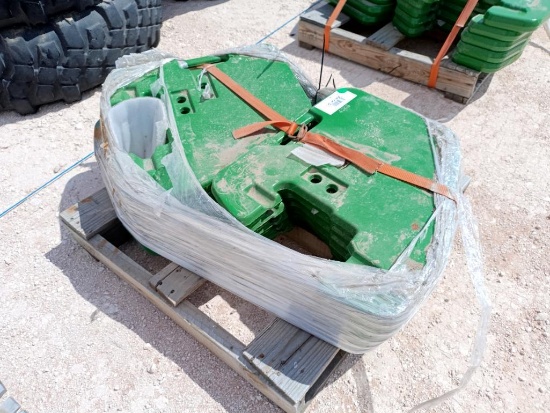 (10) Unused John Deere R127764 Suitcase Weights