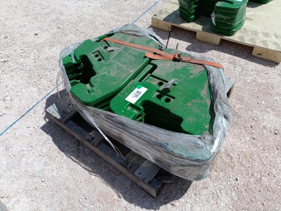 (10) Unused John Deere R127764 Suitcase Weights