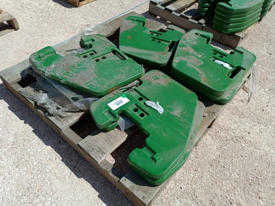 (10) Unused John Deere R127764 Suitcase Weights
