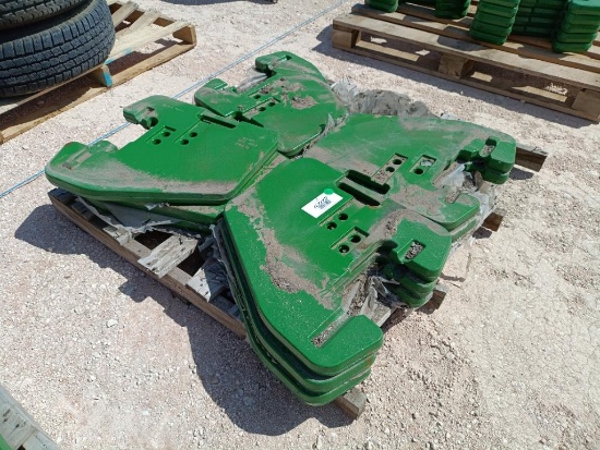 (10) Unused John Deere R127764 Suitcase Weights
