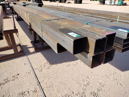 (6) pcs of 5" Square Tubing