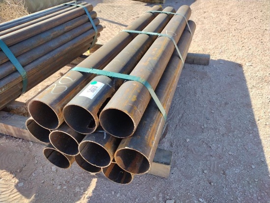 (10) pcs of 5" OD Steel Pipe