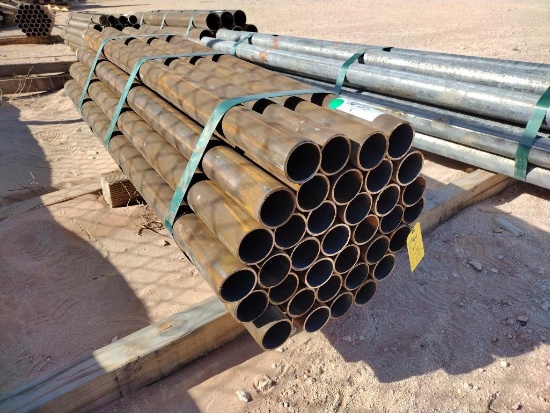 (37) pcs of 2 3/8" OD Steel Pipe