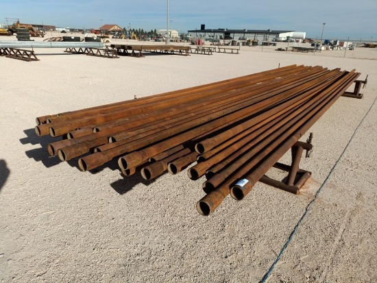 Approx (40) Joints of 2 7/8'' Plastic Lined Steel Pipe