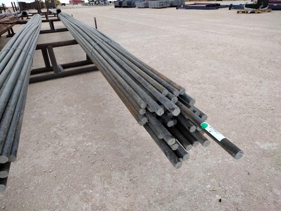 Approx (50) 1 1/4'' Fiberglass Rods 31ft Long